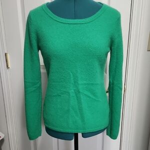 Peck & Peck Vibrant Green Crew Neck Sweater